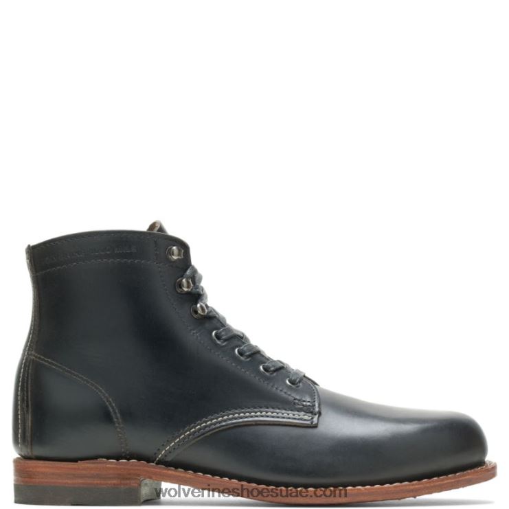 رجال 1000 ميل التمهيد الأصلي اصبع القدم عادي X000RZ193 Wolverine أسود