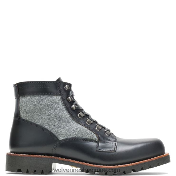 رجال حذاء فاريبولت x 1000 ميل سهل الأصابع X000RZ223 Wolverine أسود / رمادي