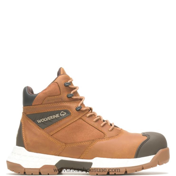 رجال راش ألتراسبرينج 6 "حذاء عمل كاربون ماكس X000RZ133 Wolverine عسل