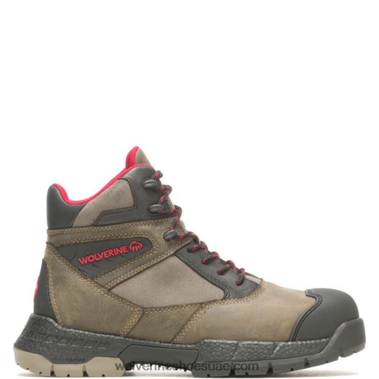 رجال راش ألتراسبرينج 6 "حذاء عمل كاربون ماكس X000RZ136 Wolverine حبل بنجي