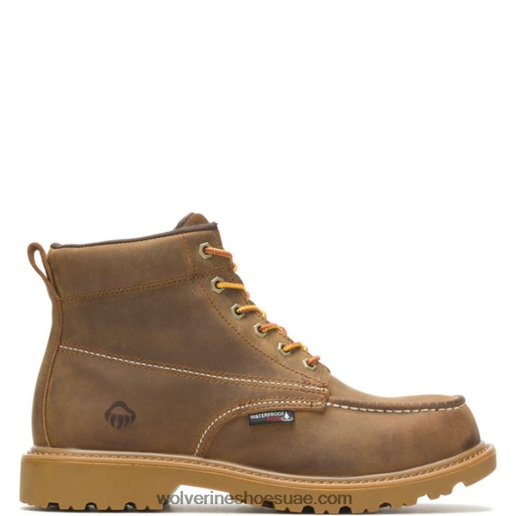 رجال حذاء عمل ذو إصبع القدم مقاس 6 بوصات X000RZ59 Wolverine تان