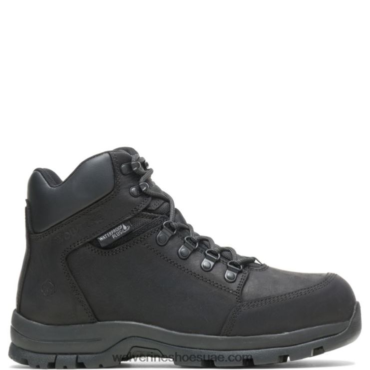 رجال التمهيد اصبع القدم الصلب جرايسون X000RZ129 Wolverine أسود