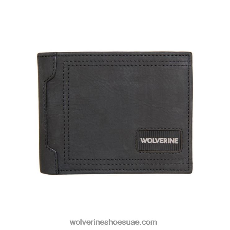 للجنسين محفظة ثنائية الطي وعرة X000RZ270 Wolverine أسود