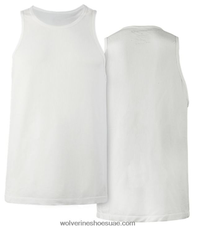 رجال خزان ضلع سلس X000RZ304 Wolverine أبيض