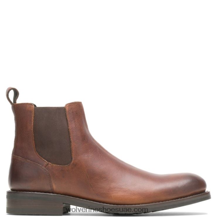 رجال blvd تشيلسي التمهيد X000RZ205 Wolverine حصاة بنية