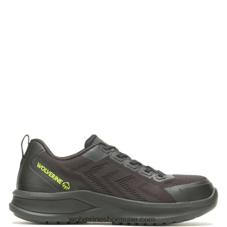 رجال الترباس durashocks متماسكة حذاء عمل carbonmax X000RZ99 Wolverine أسود