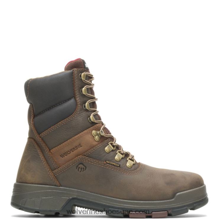 رجال كابور epx مركب مقاوم للماء 8 "التمهيد العمل X000RZ33 Wolverine بني غامق