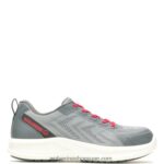 رجال الترباس durashocks متماسكة حذاء عمل carbonmax X000RZ100 Wolverine رمادي / أحمر