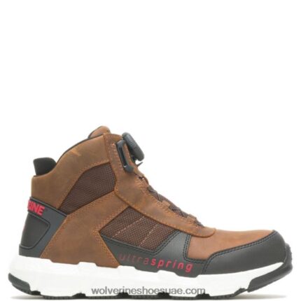 رجال rev boa ultraspring durashocks vent carbonmax التمهيد العمل X000RZ2 Wolverine بني